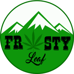 frosty leaf